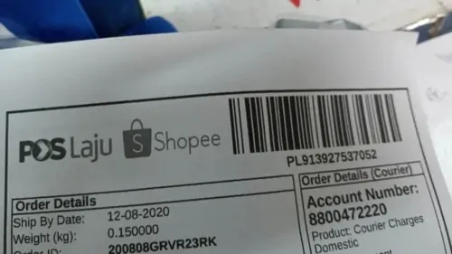 contoh tracking number pos laju