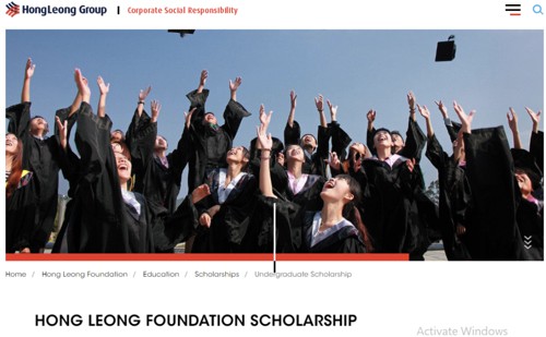 hong leong scholarship