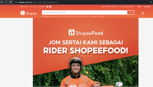 shoppe food rider